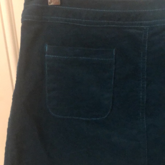 Kuhl Streamline Dark Teal Corduroy Mini Skirt - Picture 7 of 14